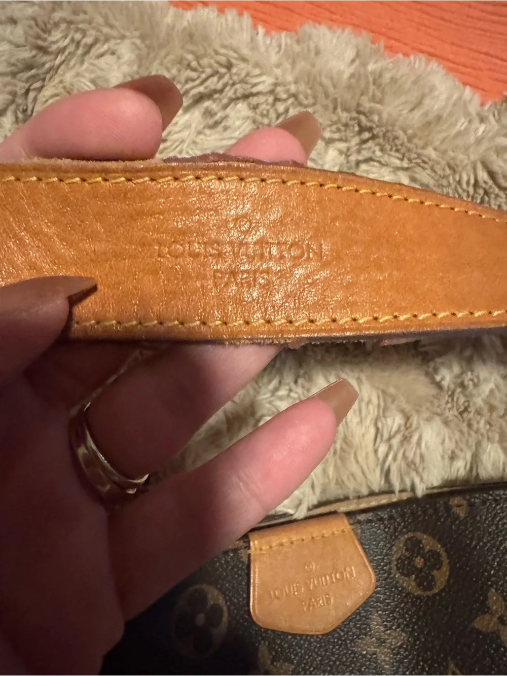 Louis Vuitton Graceful PM-Brown Monogram Canvas Shoulder Hobo